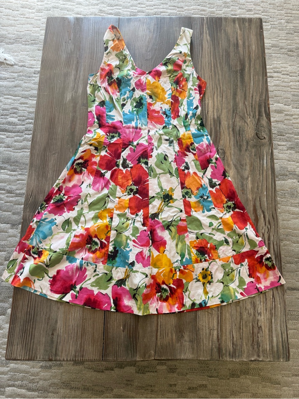 Ralph Lauren Womens Fit & Flare Dress Multicolor size 12